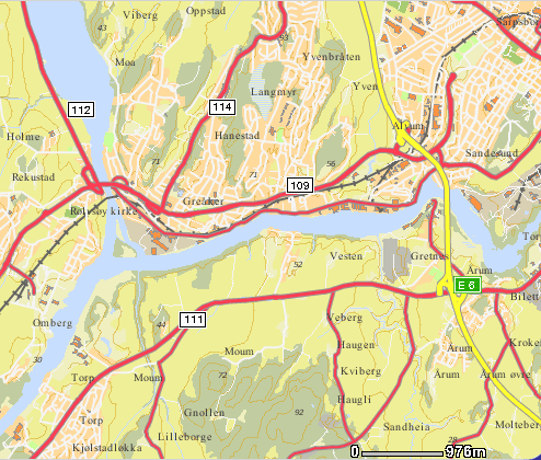 Jernbaneverket Network Statement 2016 Side/Page: 46 av/of 47 Rolvsøy godsterminal (Østfold Godssenter), Fredrikstad Kontakt for Jernbaneverket: Stein Prang, Jernbanegata 1,