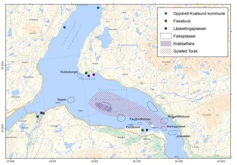 Sjødeponi i Repparfjorden