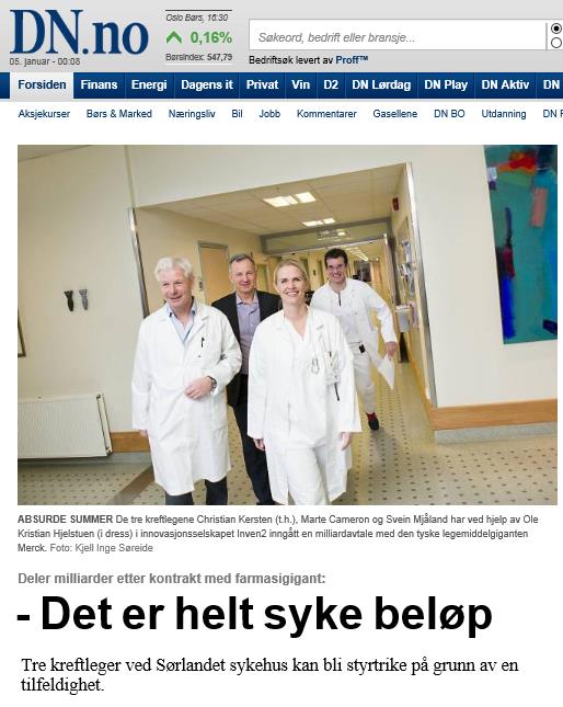 23. november 2013: Lisensavtale med