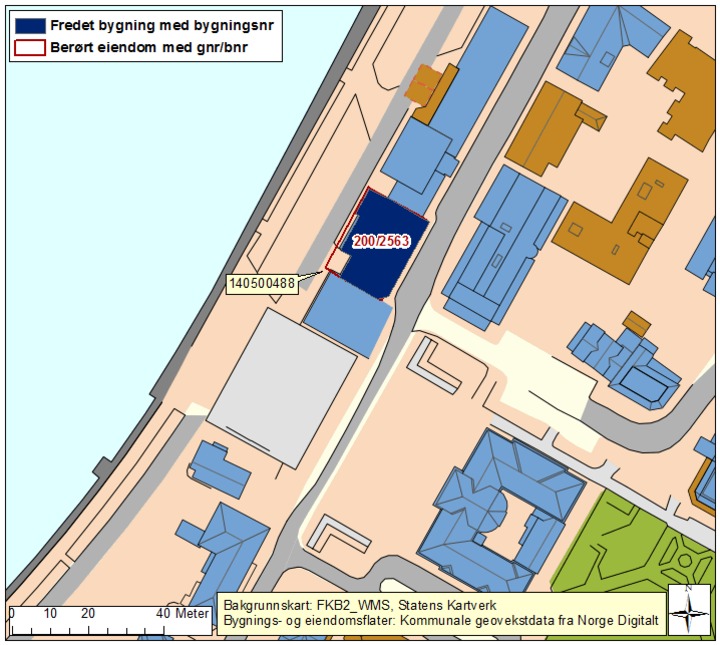 Forskrift om fredning av statens kulturhistoriske eiendommer STORGATA 162, PORSGRUNN Kommune: 805/Porsgrunn Gnr/bnr: 200/2563/0 AskeladdenID: 117600 Referanse til landsverneplan: Kompleks 492001