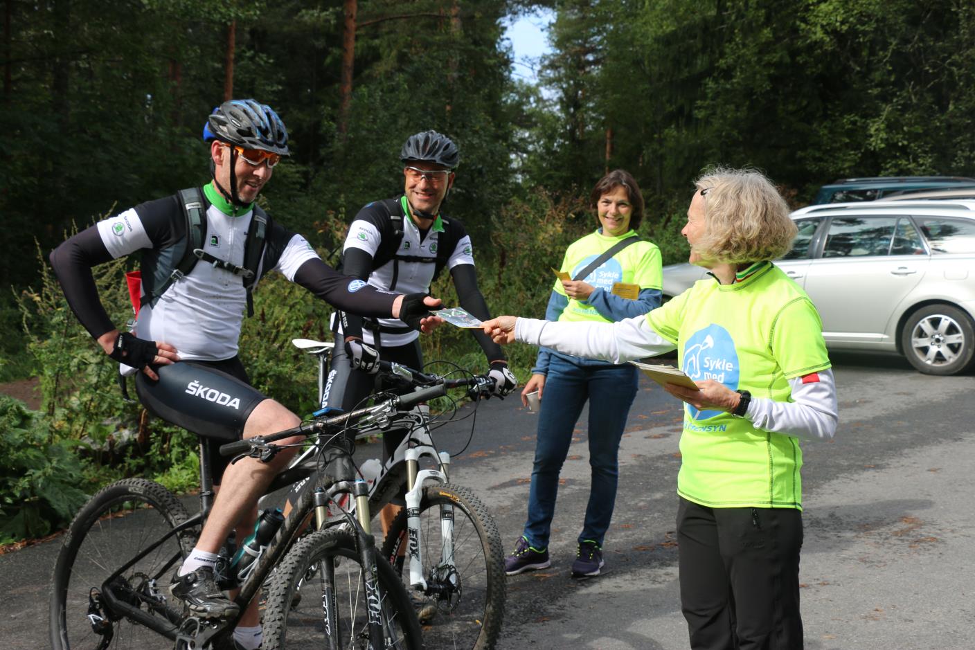 Respons i Marka Hovedmålgruppa, syklistene: Svært fornøyde "mange