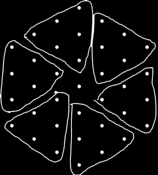 Strategier 3 Geometrikerne, eksempel n = 4 Bygger på trekanttall