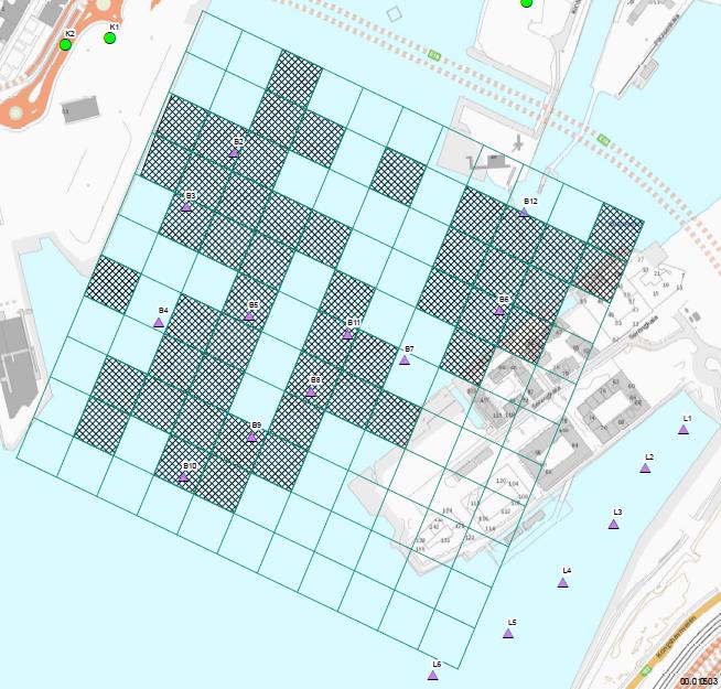 Nokre områder med avvik - Bjørvika B4 B1 B11 B12 Tilførsel frå byen (B1) og