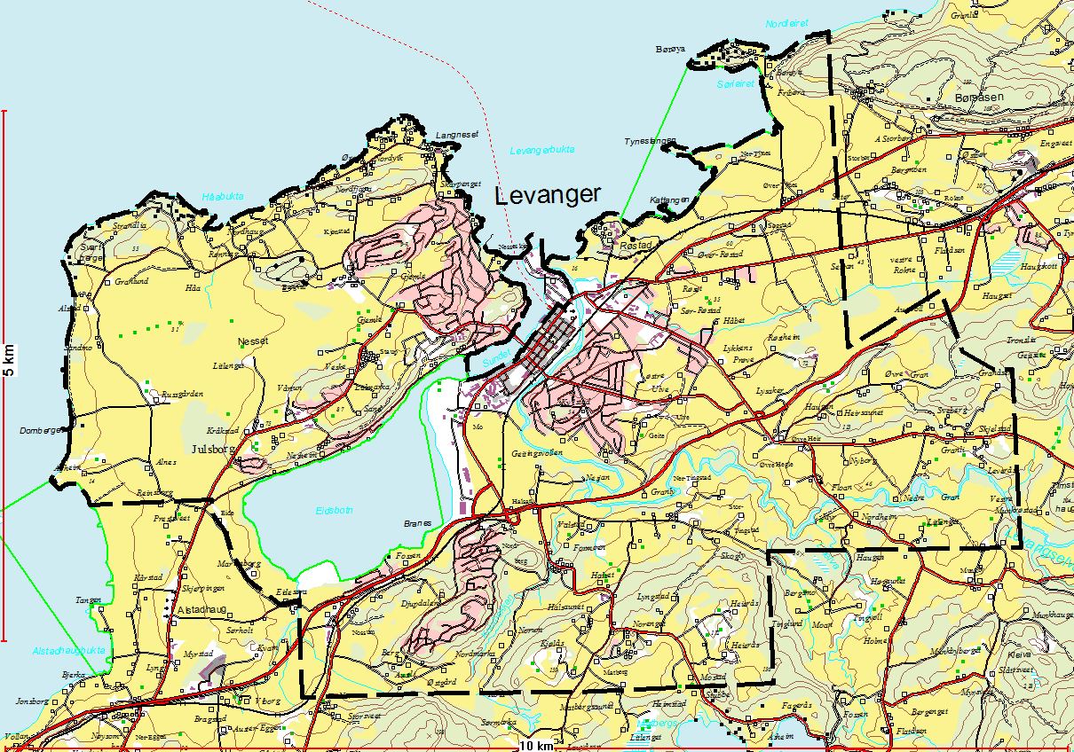 1. Innledning Gjeldende kommunedelplan for Levanger sentrum ble vedtatt av kommunestyret den 27/9 2000. Planen regulerer arealbruken for områdene rundt Levanger sentrum.
