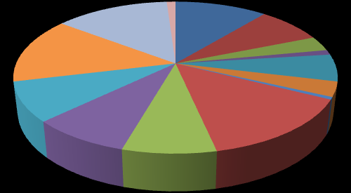 FØDSELSÅR ALLE MED ANSVARSGRUPPE 1940-49 Fødselsår 3 % 1950-59 6 % 1960-69 10 % 2000-2010 23 % 1990-99 21 % 1980-89 18 % 1970-79 19 % YRKE KOORDINATOR ANSVARSGRUPPE Sykepleier 14 % Spesialpedagog 8 %