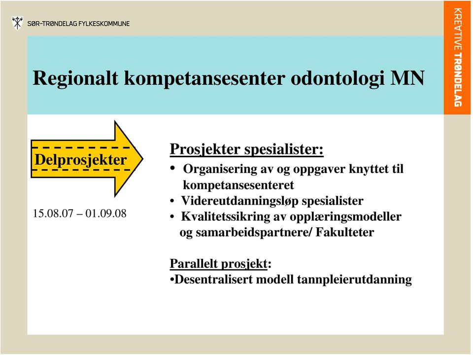 kompetansesenteret Videreutdanningsløp spesialister Kvalitetssikring