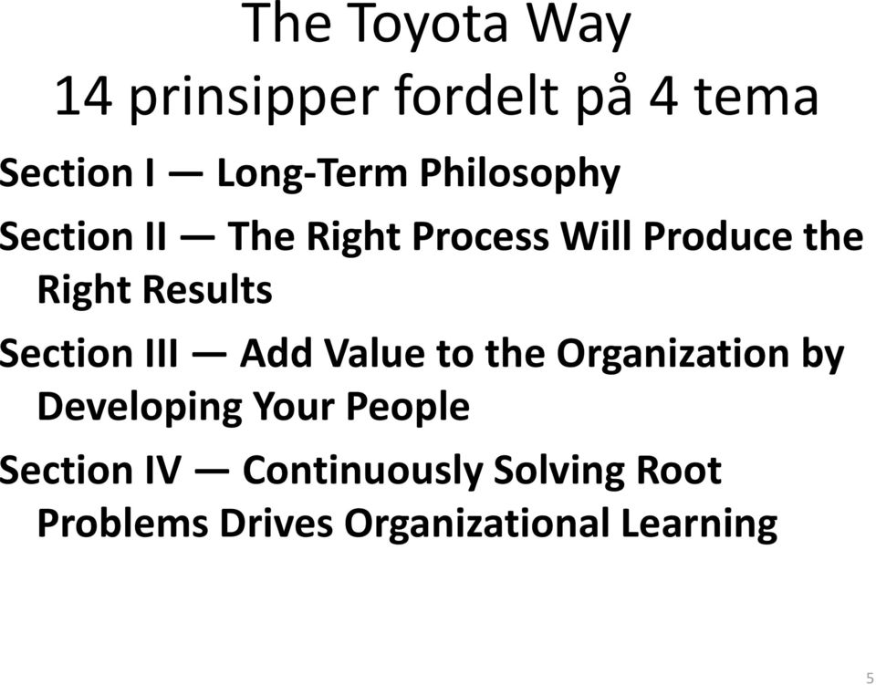 Section III Add Value to the Organization by Developing Your People