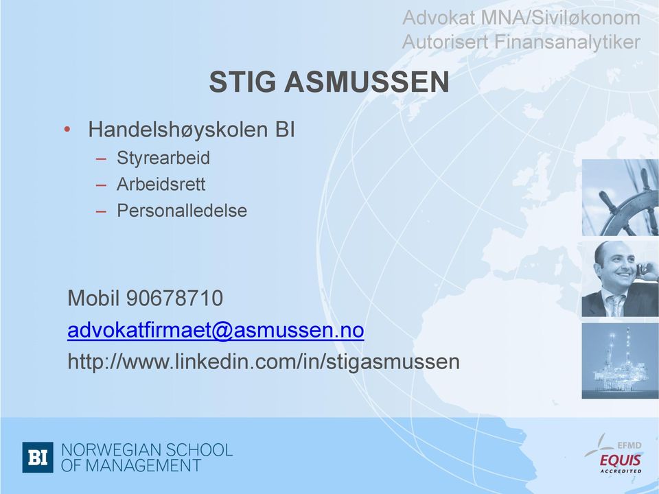 Personalledelse STIG ASMUSSEN Mobil 90678710