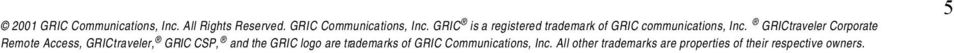 GRIC is a registered trademark of GRIC communications, Inc.