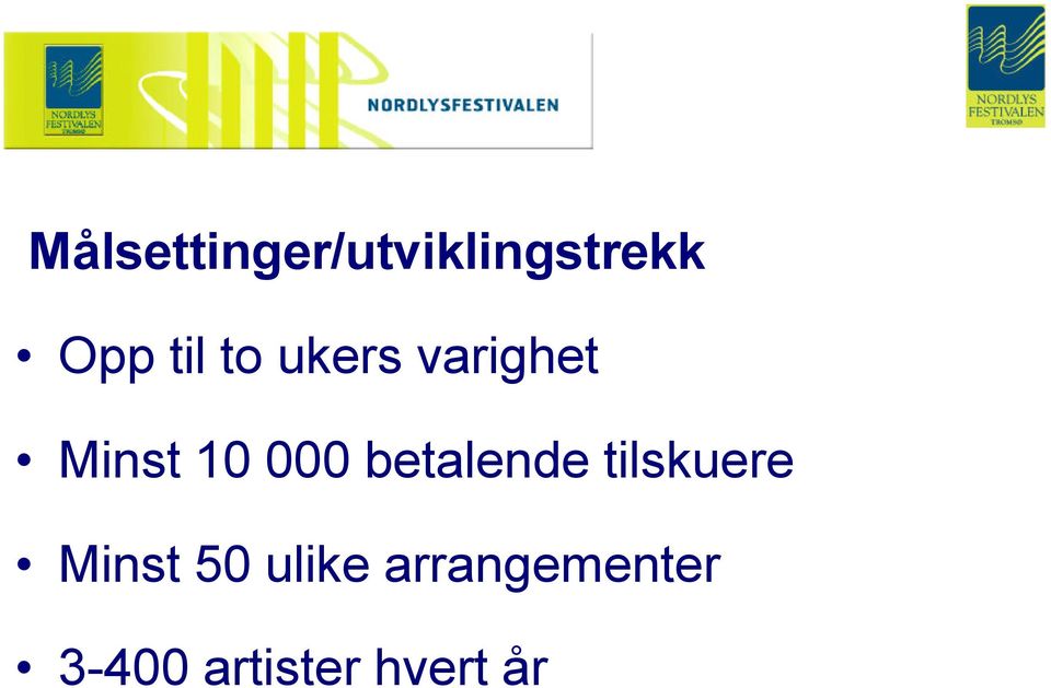 betalende tilskuere Minst 50 ulike