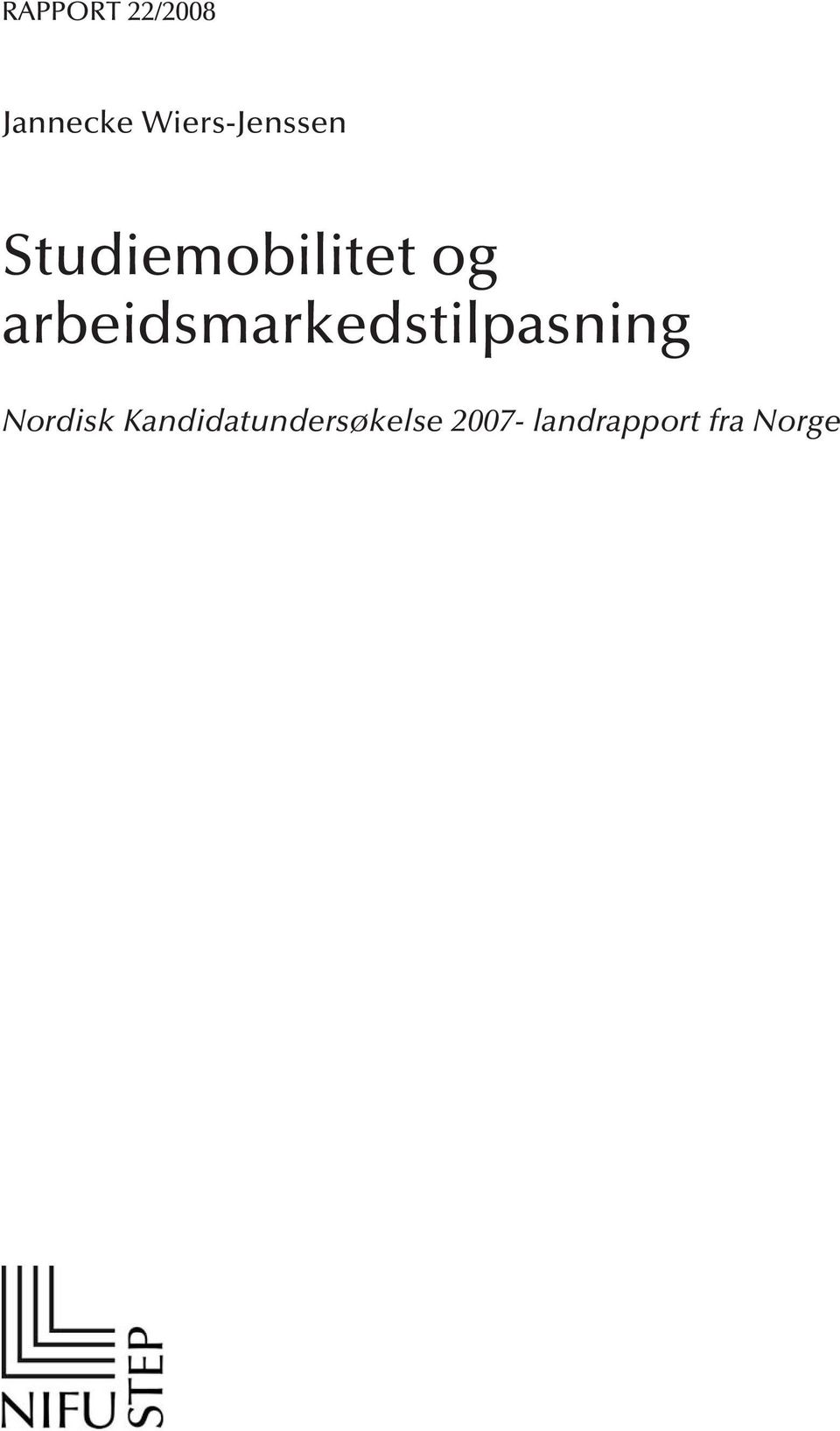 arbeidsmarkedstilpasning Nordisk