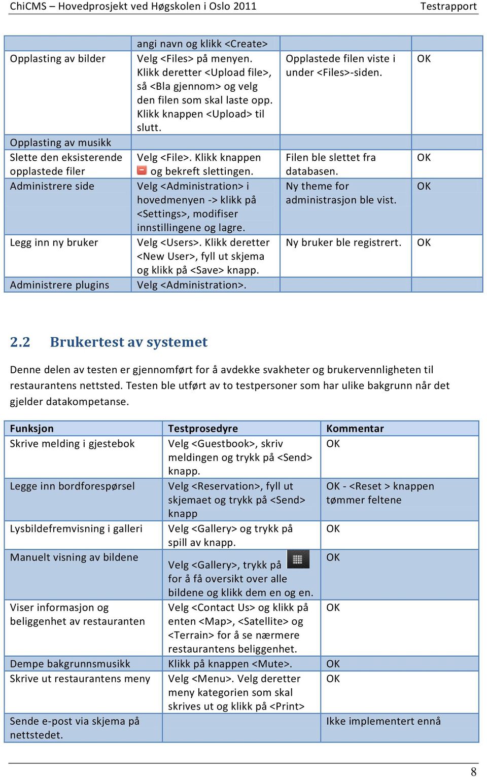 Velg <Administration> i hovedmenyen -> klikk på <Settings>, modifiser innstillingene og lagre. Velg <Users>. Klikk deretter <New User>, fyll ut skjema og klikk på <Save> knapp. Velg <Administration>.