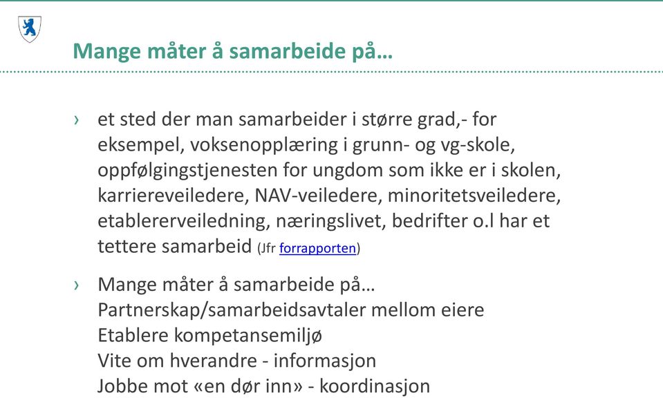 etablererveiledning, næringslivet, bedrifter o.