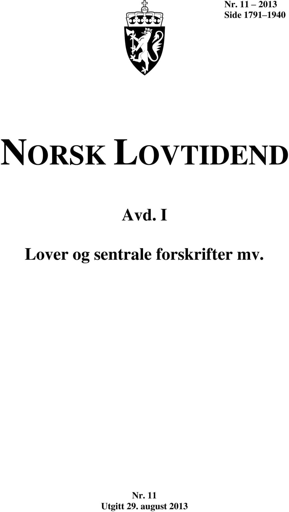 I Lover og sentrale