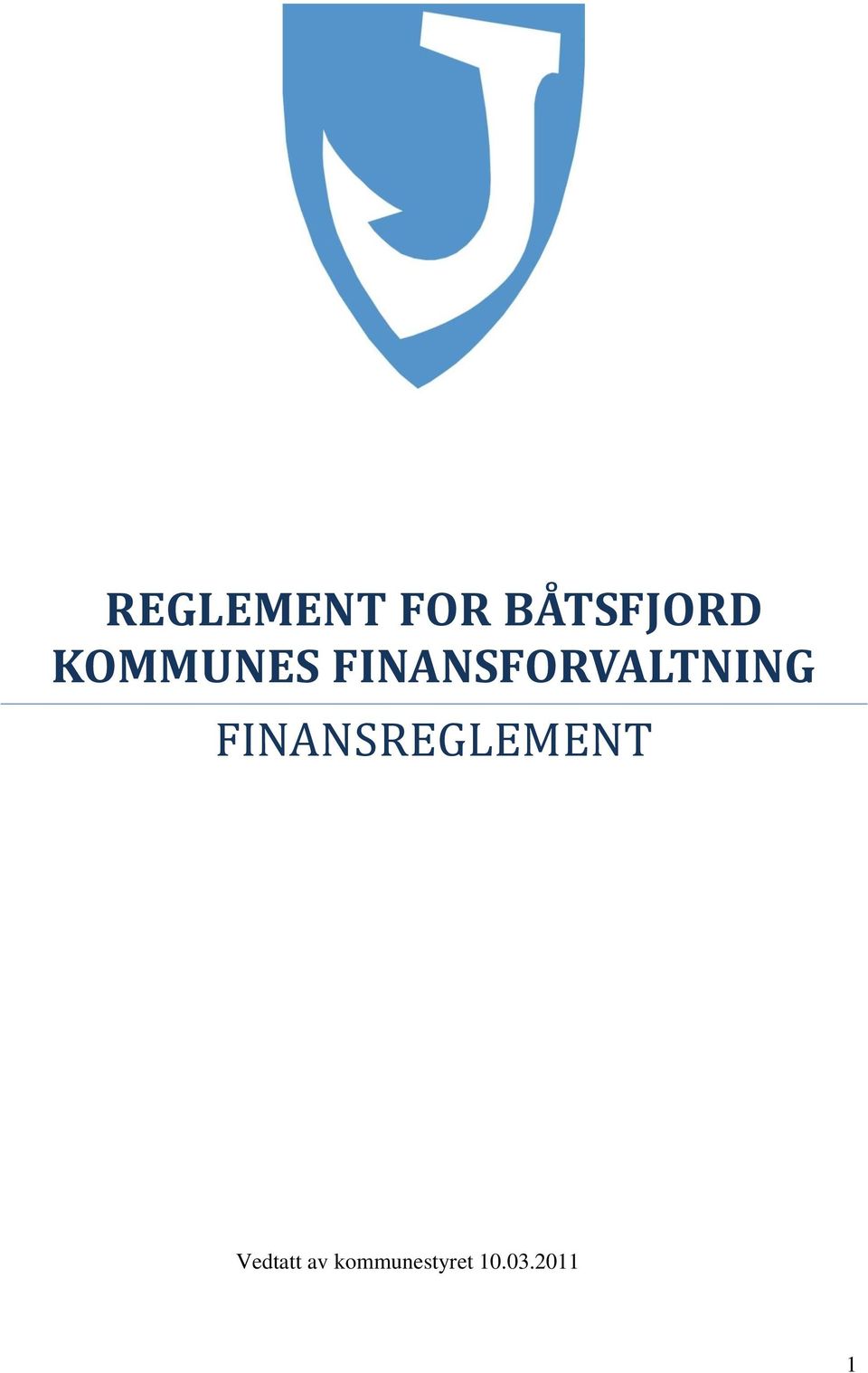 FINANSFORVALTNING