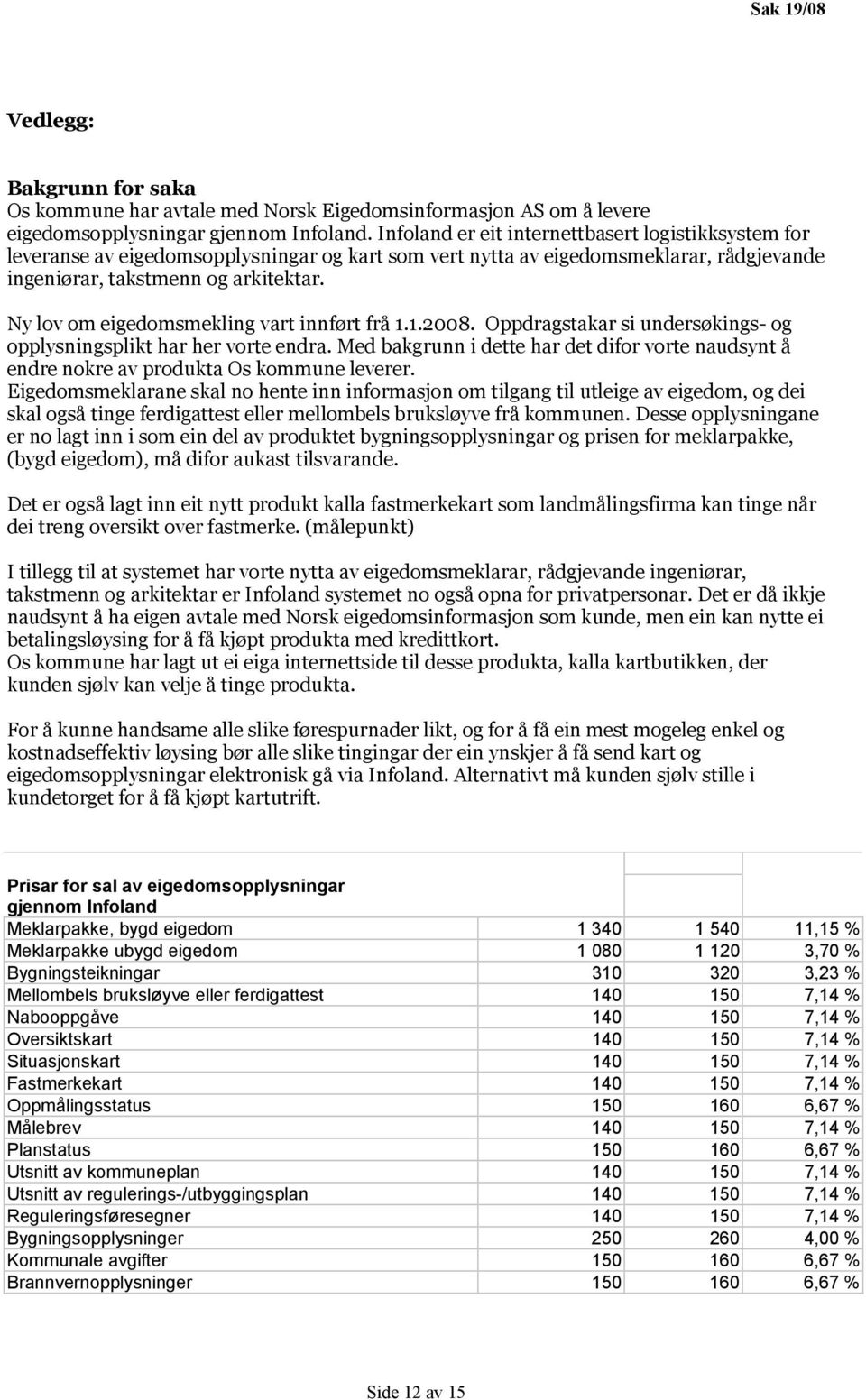 Ny lov om eigedomsmekling vart innført frå 1.1.2008. Oppdragstakar si undersøkings- og opplysningsplikt har her vorte endra.