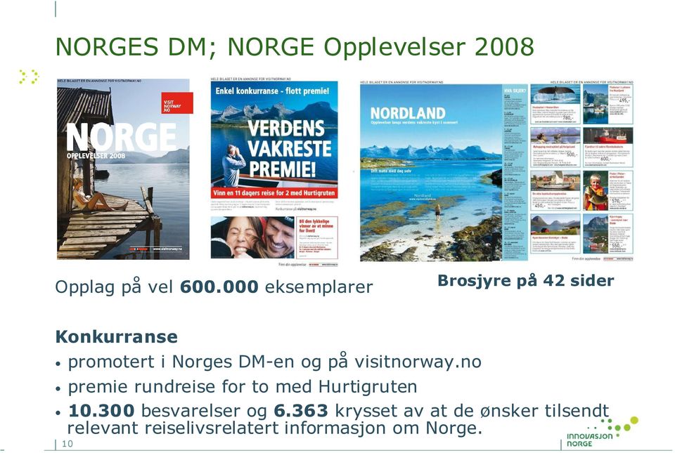 og på visitnorway.no premie rundreise for to med Hurtigruten 10.