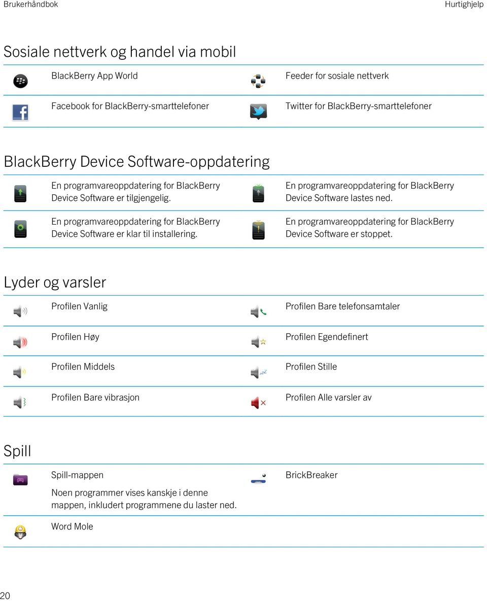 En programvareoppdatering for BlackBerry Device Software lastes ned. En programvareoppdatering for BlackBerry Device Software er stoppet.