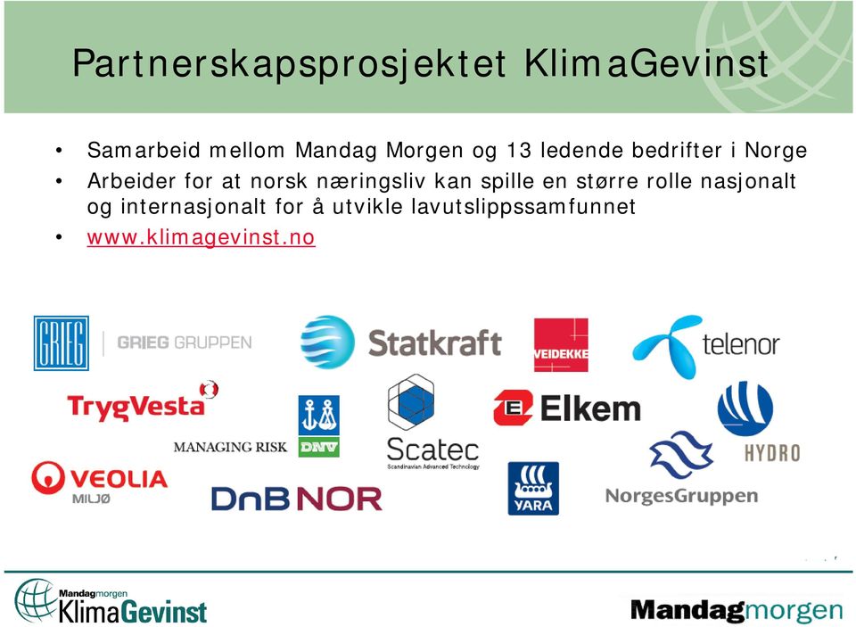 næringsliv kan spille en større rolle nasjonalt og