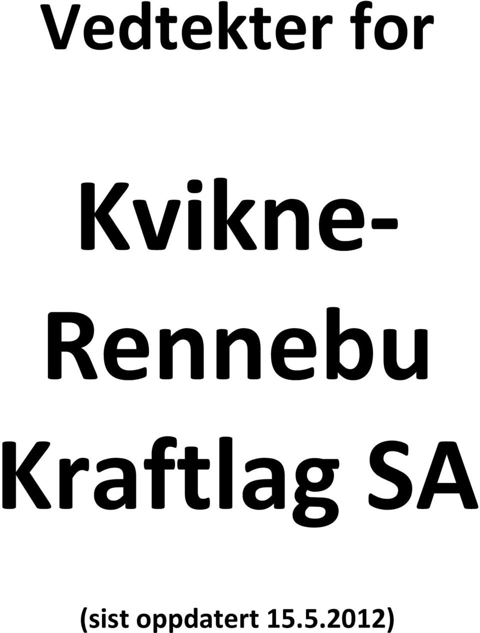 Kraftlag SA