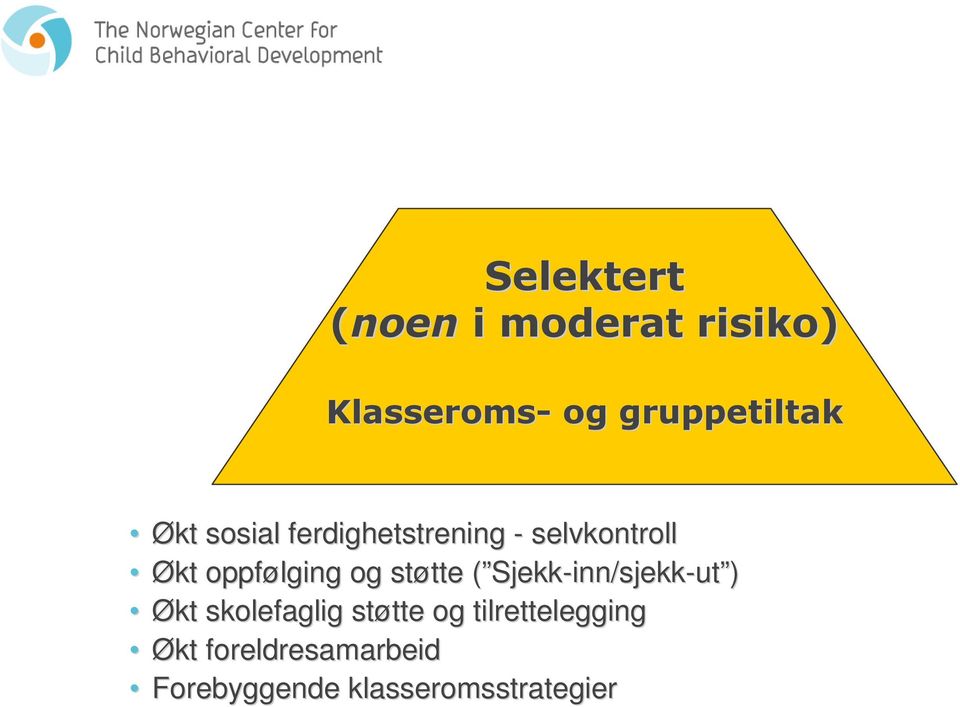 tte ( Sjekk( Sjekk-inn/sjekk-ut ) Økt skolefaglig støtte tte og