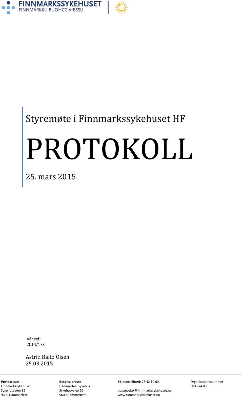 PROTOKOLL 25.