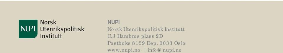 Hambros plass 2D Postboks