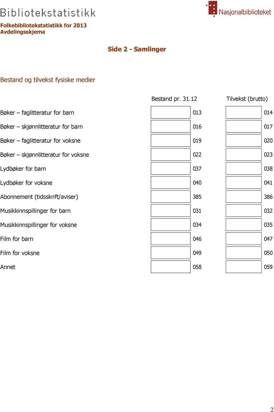 for voksne 019 020 Bøker skjønnlitteratur for voksne 022 023 Lydbøker for barn 037 038 Lydbøker for voksne 040 041