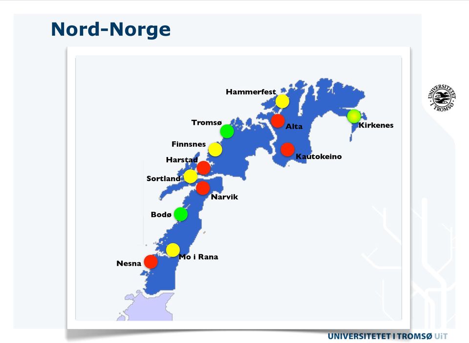 Sortland Narvik Bodø Alta