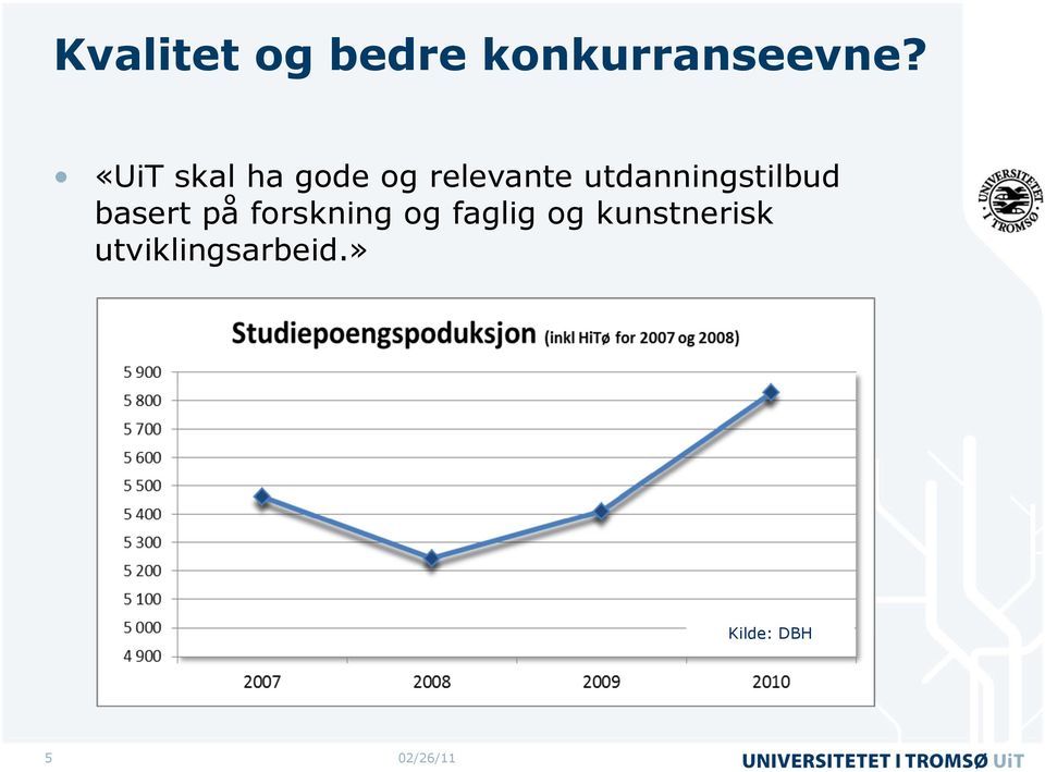 utdanningstilbud basert på forskning og