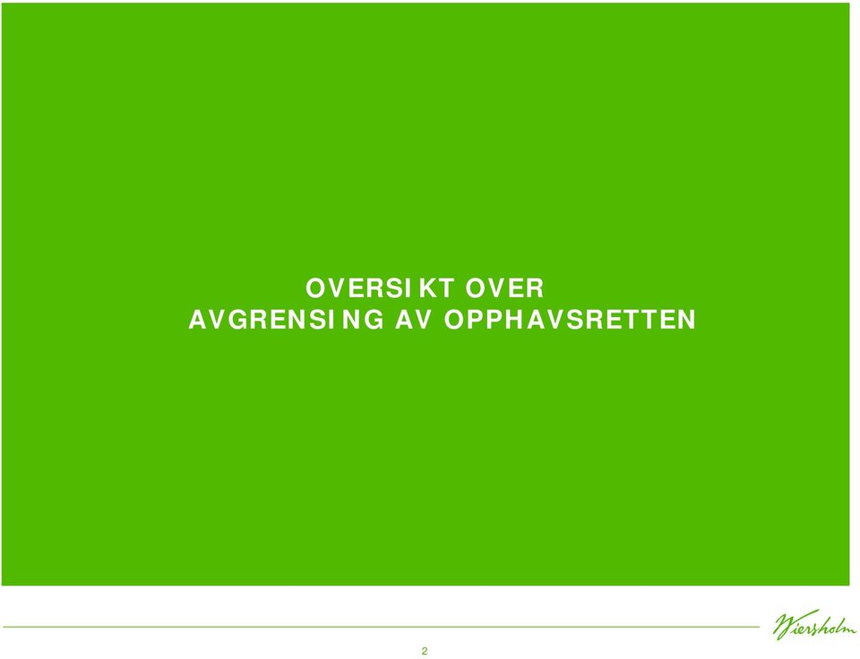 AVGRENSING