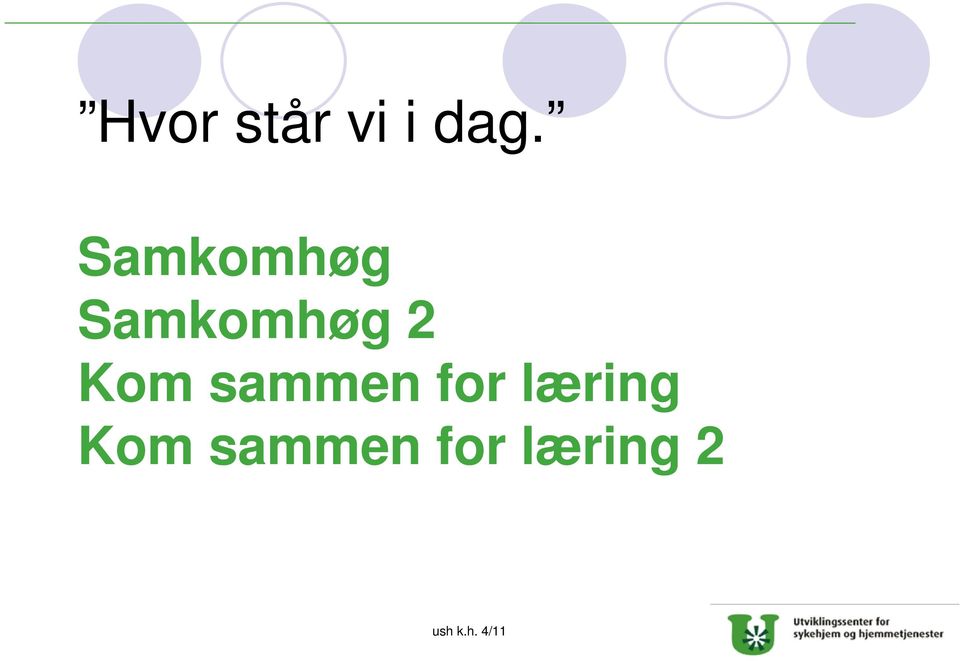 Kom sammen for læring