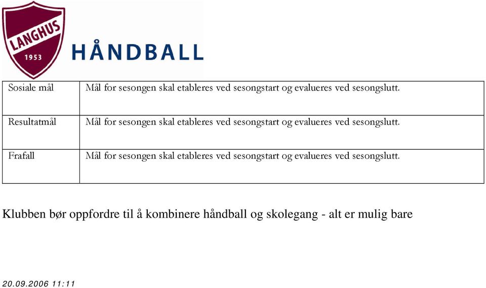kombinere håndball og skolegang