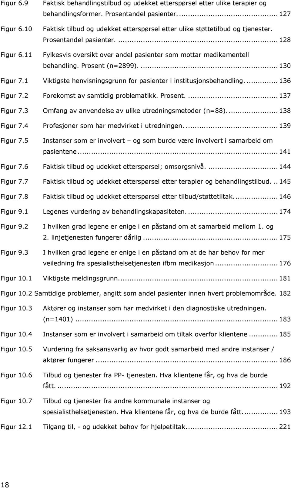 Prosent (n=2899).... 130 Figur 7.1 Viktigste henvisningsgrunn for pasienter i institusjonsbehandling.... 136 Figur 7.2 Forekomst av samtidig problematikk. Prosent.... 137 Figur 7.