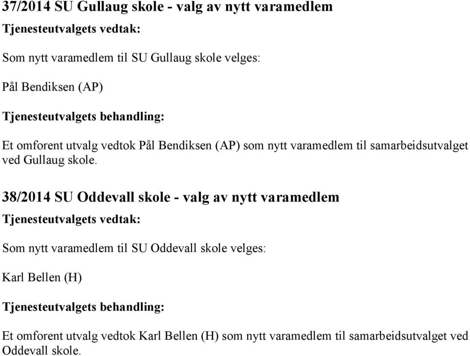 Gullaug skole.