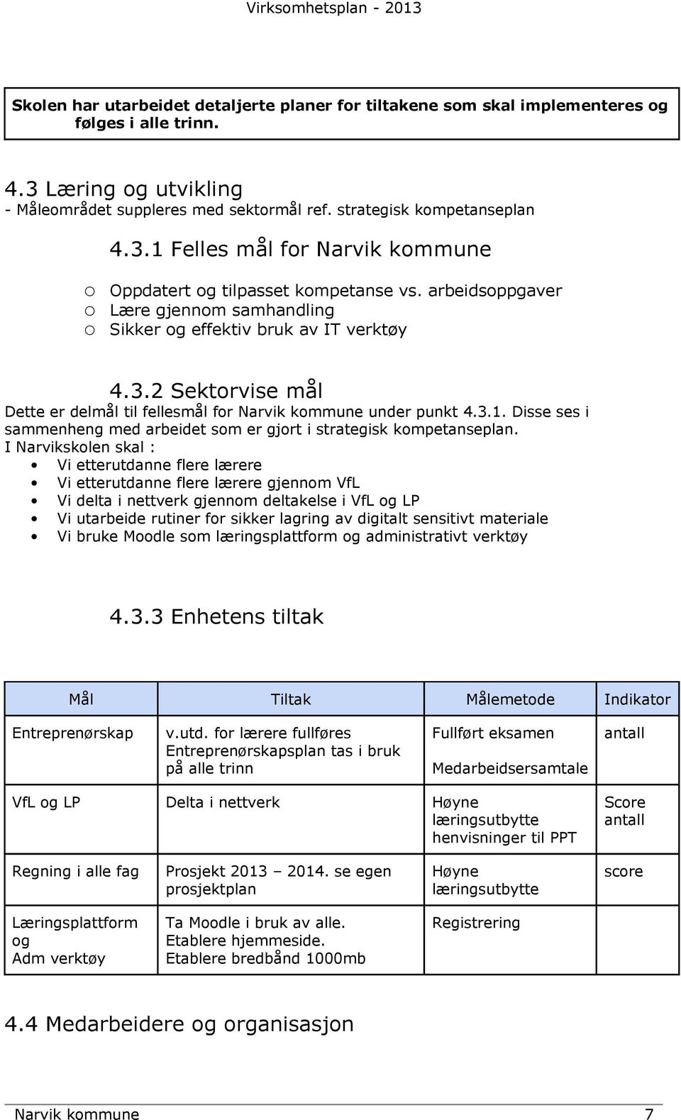 Disse ses i sammenheng med arbeidet som er gjort i strategisk kompetanseplan.