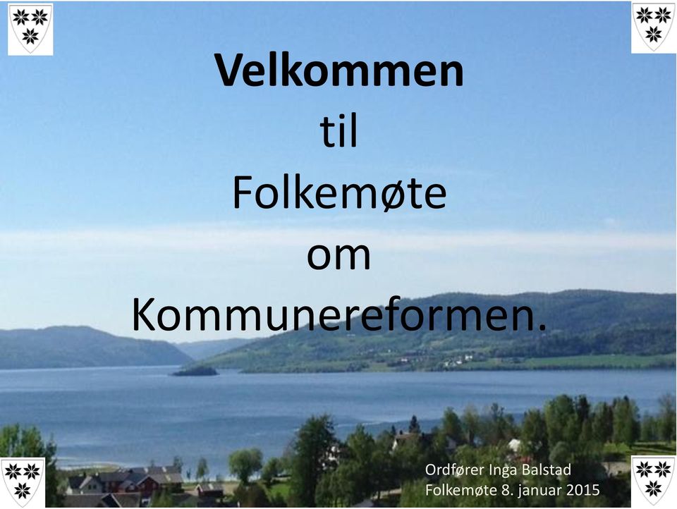 Kommunereformen.