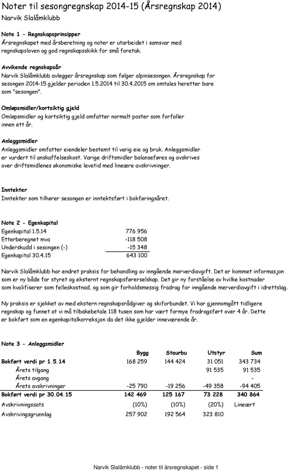 Omløpsmidler/kortsiktig gjeld Omløpsmidler og kortsiktig gjeld omfatter normalt poster som forfaller innen ett år. Anleggsmidler Anleggsmidler omfatter eiendeler bestemt til varig eie og bruk.