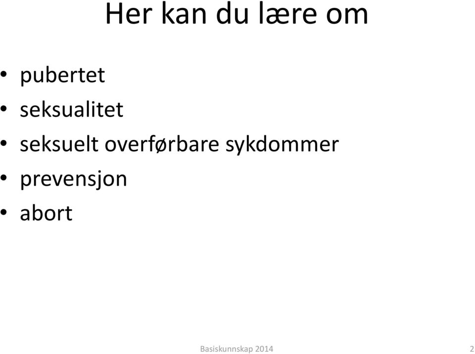 seksuelt overførbare