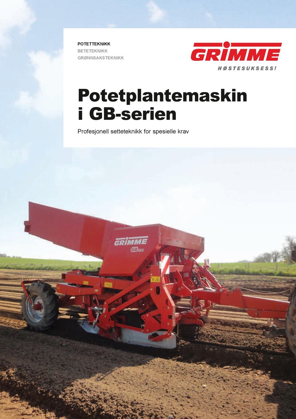 Potetplantemaskin i