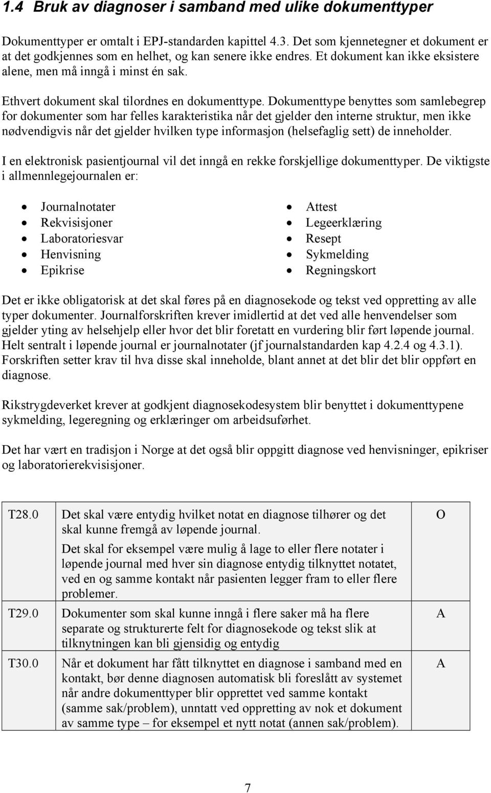 Ethvert dokument skal tilordnes en dokumenttype.