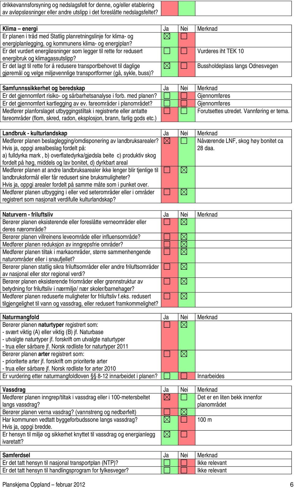 Er det vurdert energiløsninger som legger til rette for redusert Vurderes iht TEK 10 energibruk og klimagassutslipp?