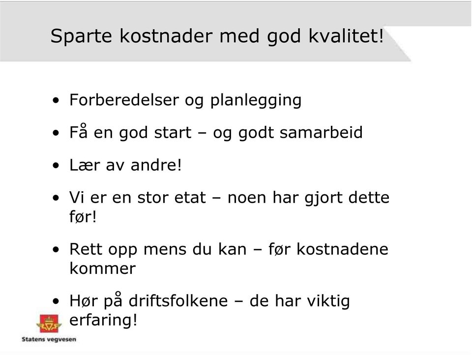 samarbeid Lær av andre!