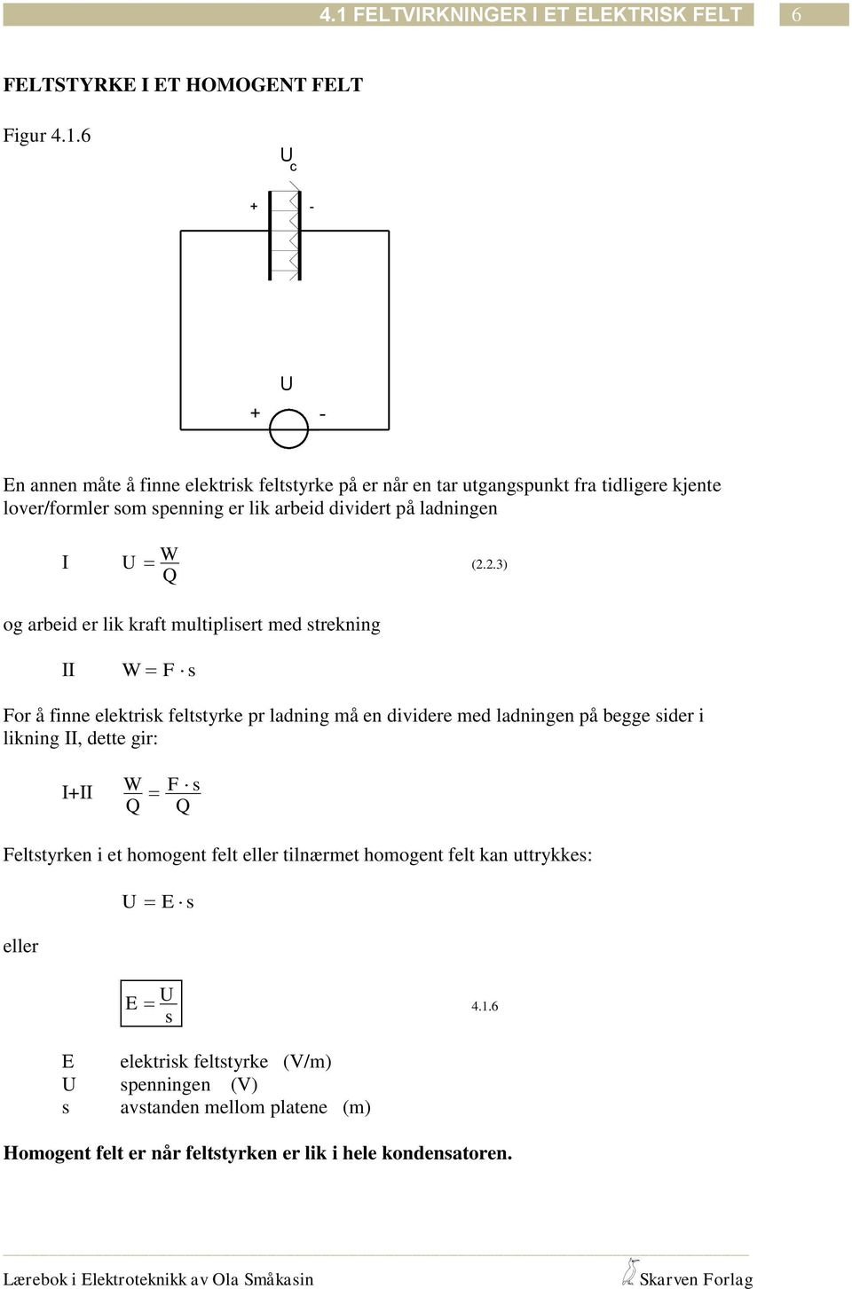 ladningen I W (2.