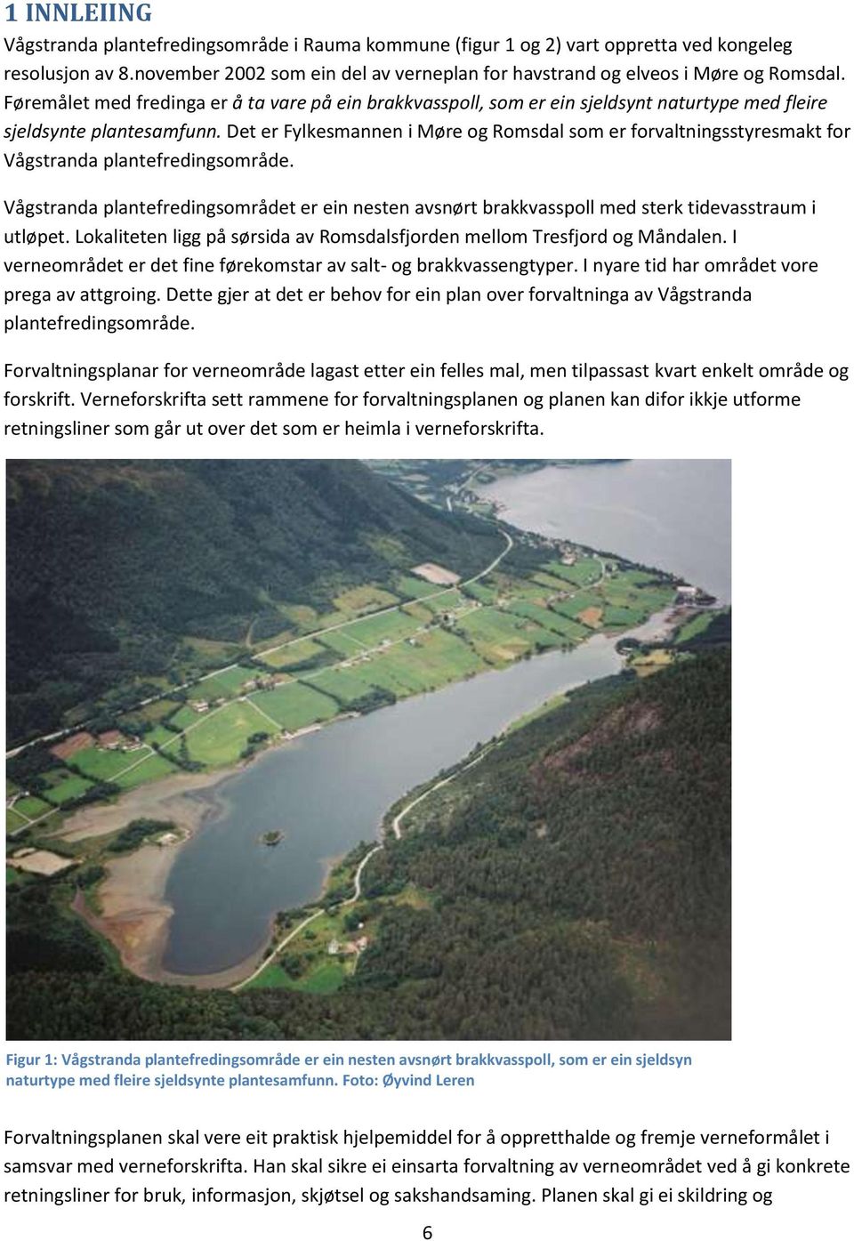 Det er Fylkesmannen i Møre og Romsdal som er forvaltningsstyresmakt for Vågstranda plantefredingsområde.