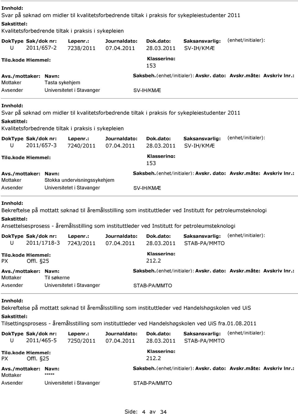 praksis i sykepleien 2011/657-3 7240/2011 28.03.