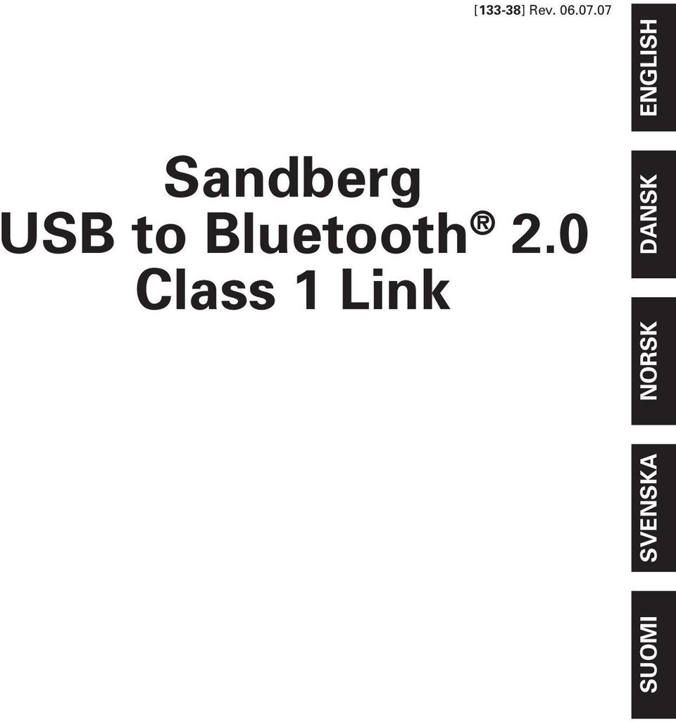 SVENSKA ENGLISH Sandberg