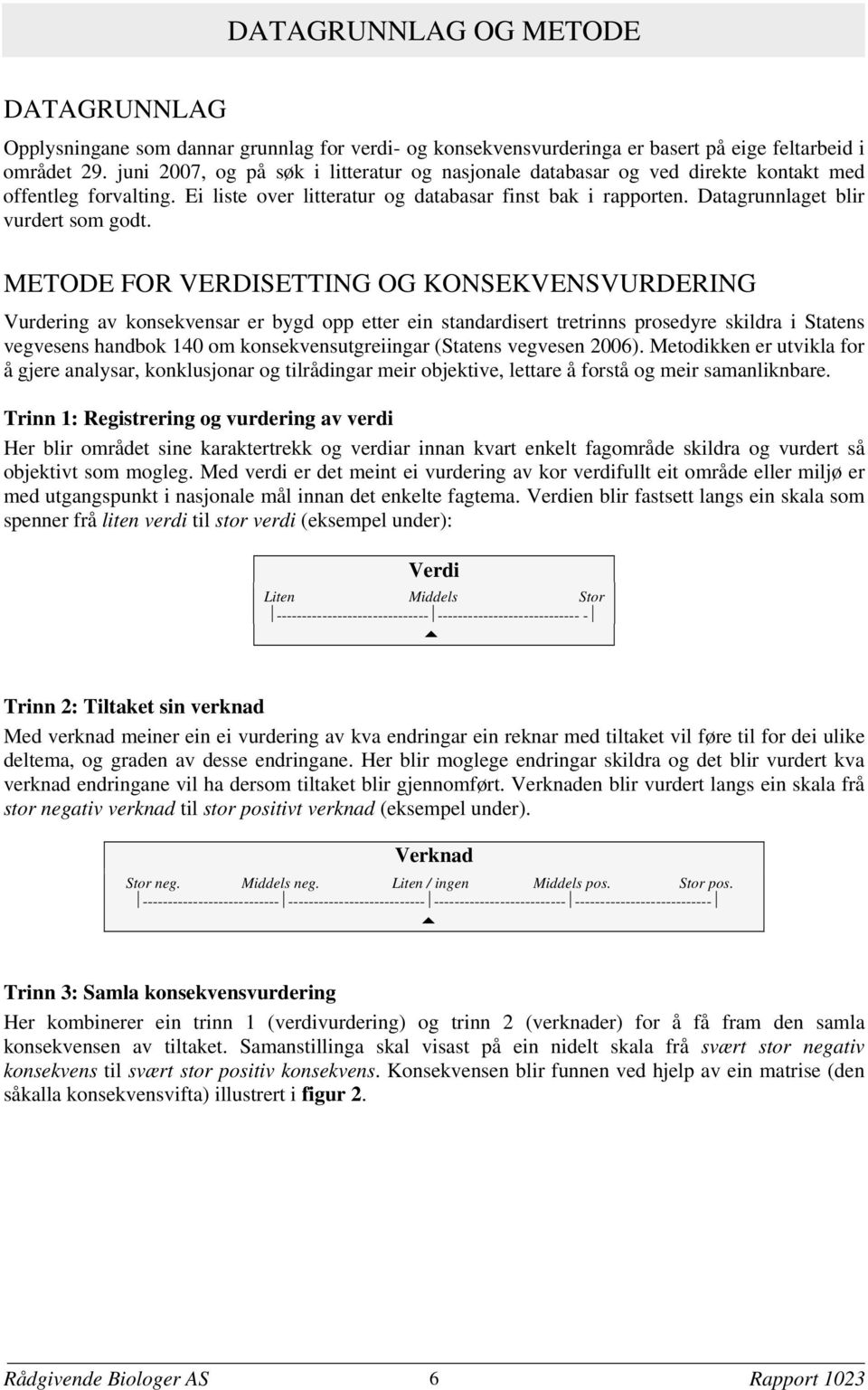 Datagrunnlaget blir vurdert som godt.