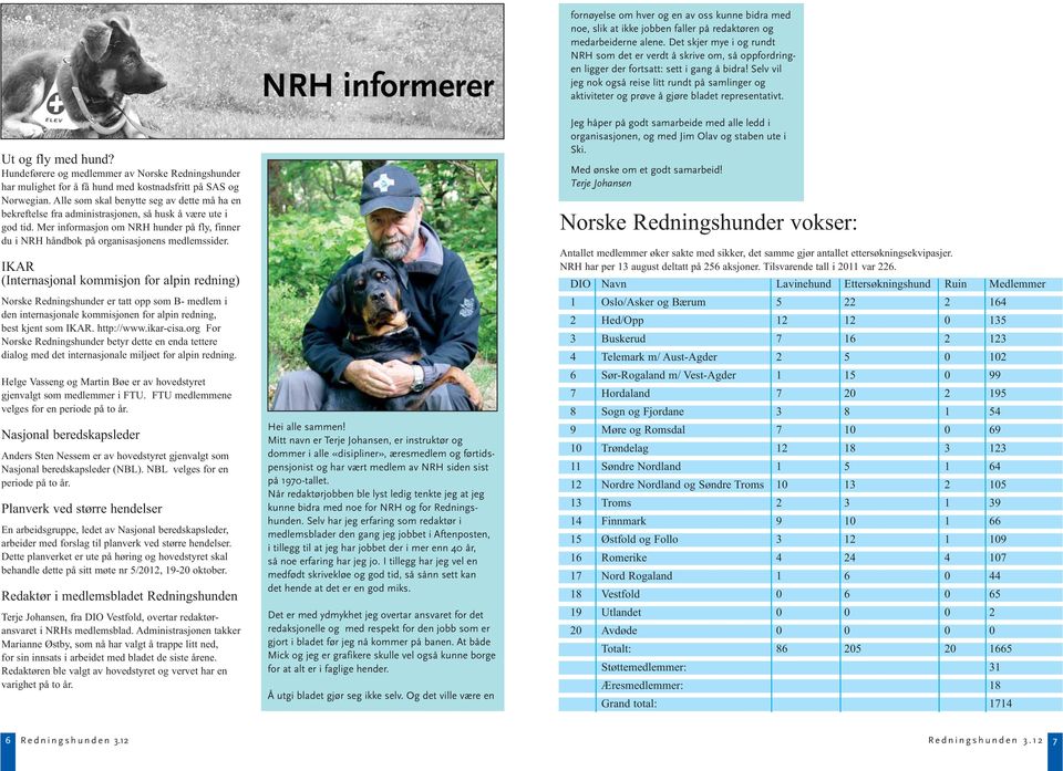 Mer informasjon om NRH hunder på fly, finner du i NRH håndbok på organisasjonens medlemssider.