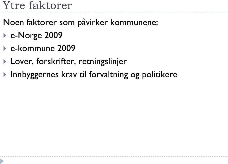 Lover, forskrifter, retningslinjer